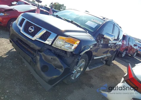 2011 Nissan Armada Platinum from USA, damaged, VIN 5N1BA0NC4BN609912